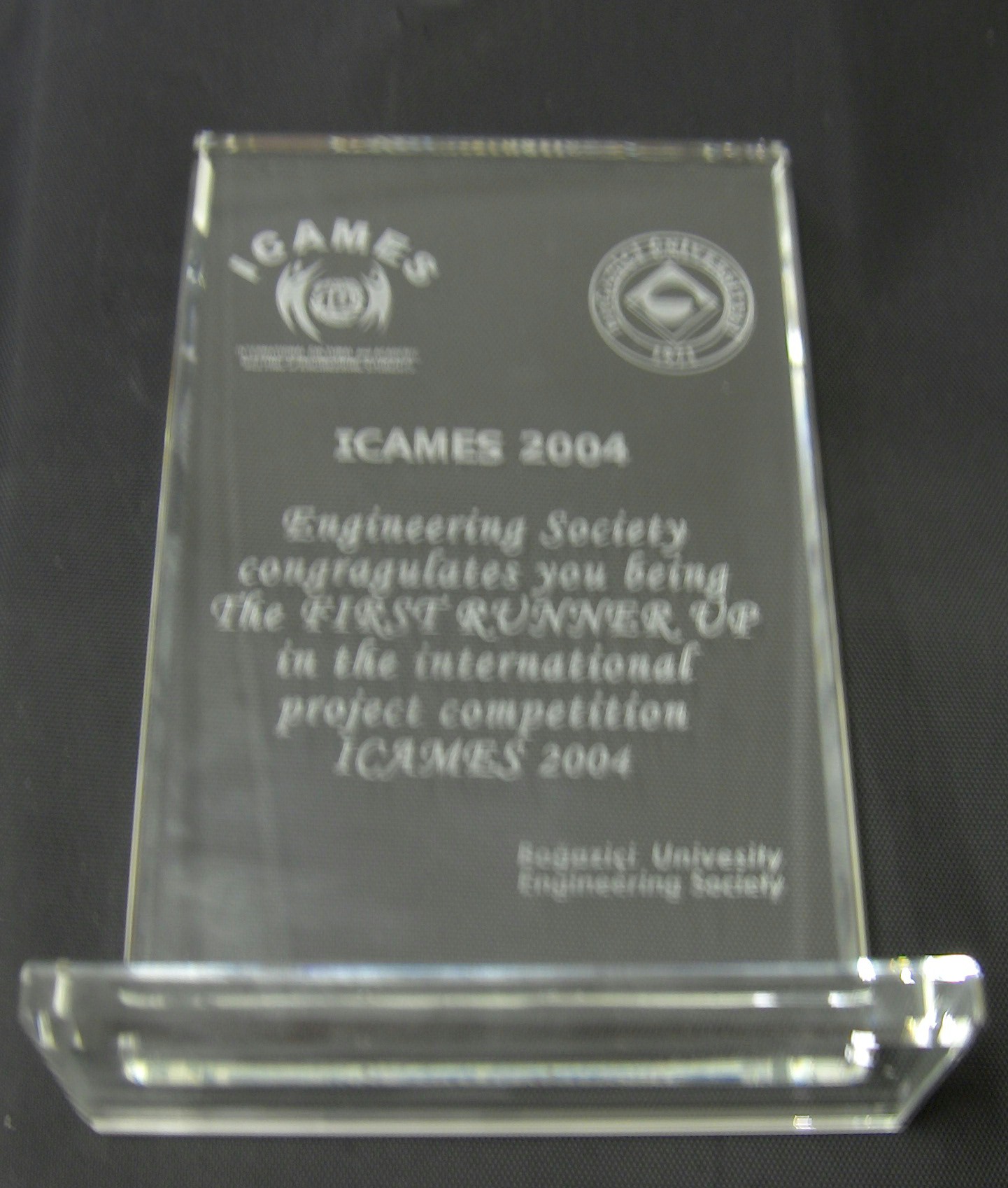 ICAMES 2004 2nd Best Project