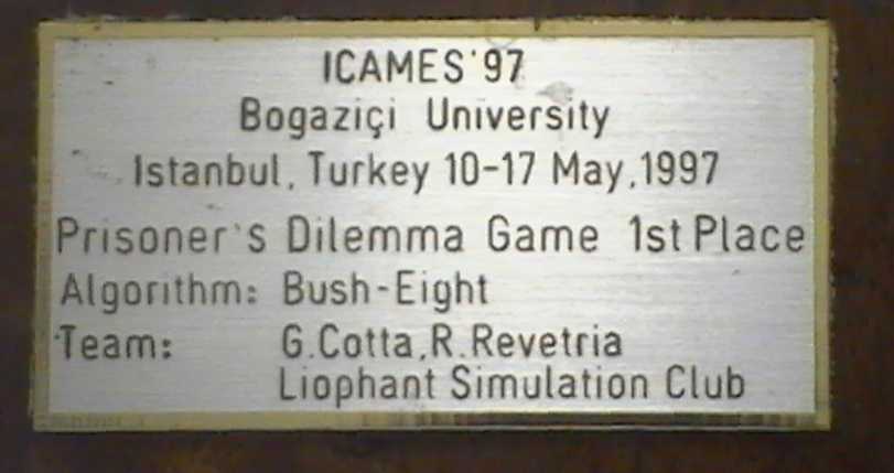 ICAMES 1997 BushEight Project