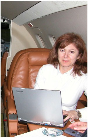 Marina Massei Laptop Working